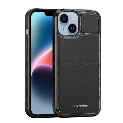 5. 3in1 Wallet Case mit Ständer für iPhone 15 Plus MagSafe RFID Blocker Dux Ducis Rafi Mag – Schwarz