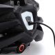 8. Wozinsky MTB-Fahrradhelm mit abnehmbarem Visier und USB-Rücklicht, Größe M – Schwarz