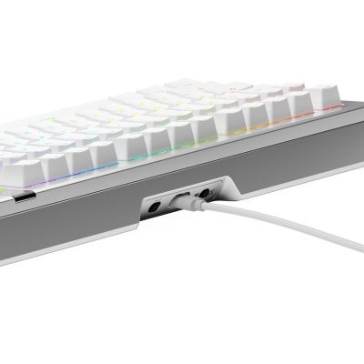 5. Glorious Gaming GMMK 3 PRO 75% vorgefertigte USB-Tastatur QWERTY US-Englisch Silber