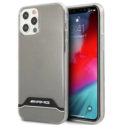 AMG Electroplate Black&White Case für iPhone 12 / 12 Pro - Transparent