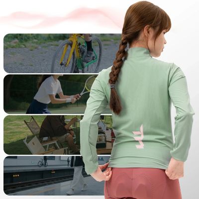5. Rockbros YPW069 TVI L Damen-Radjacke – Grün