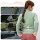 5. Rockbros YPW069 TVI L Damen-Radjacke – Grün