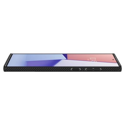 4. Spigen Liquid Air Hülle für Samsung Galaxy S22 Ultra – Mattschwarz