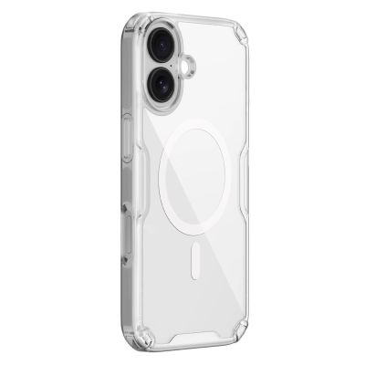 3. Nillkin Nature TPU Pro Magnetische Hülle Kompatibel mit MagSafe für iPhone 17 - Transparent