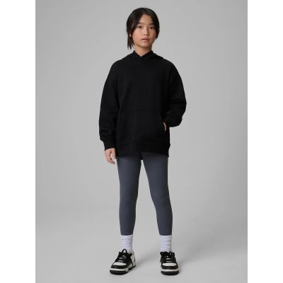 4. Lockerer Mädchen-Sweatshirt mit Kapuze 4F 4FJRMM00TSWSF2714-20S