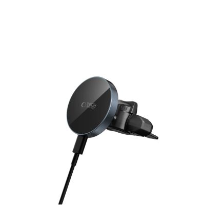 5. Tech-Protect mm15W-V5 Magnetische MagSafe-Autohalterung für Lüftungsschlitze/CD-Schlitz – Schwarz