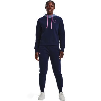 5. Under Armour Rival Fleece CB Hoodie W 1373031 410