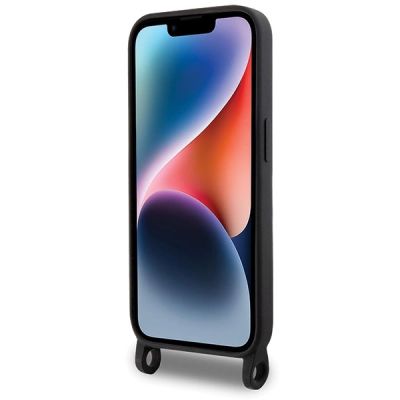 4. Karl Lagerfeld KLHCP15XSCBSCNK iPhone 15 Pro Max 6,7" Hardcase schwarz/schwarz Crossbody Silikon Choupette