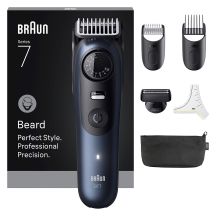 Braun Barttrimmer 7 BT7520 Akku 40 2 cm Nass & Trocken Schwarz, Blau
