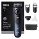 Braun Barttrimmer 7 BT7520 Akku 40 2 cm Nass & Trocken Schwarz, Blau