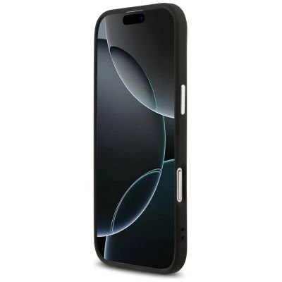 5. Karl Lagerfeld Choupette Pin MagSafe Hülle für iPhone Air Schwarz