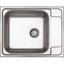 DEANTE SOUL ZEO011B 1-Becken-Edelstahlspüle mit Abtropffläche