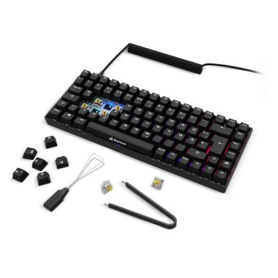 5. Sharkoon SKILLER SGK50 S3 PBT Gaming-Tastatur – Gateron G Pro 3.0 Gelb