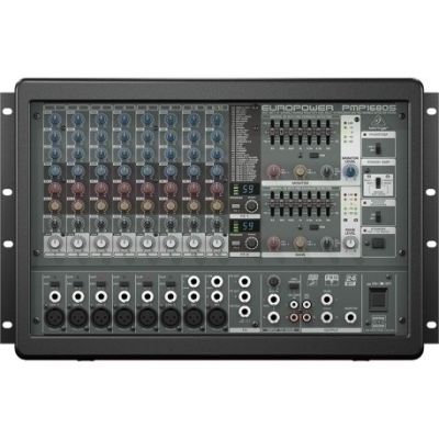 5. Behringer PMP1680S Audiomixer, 10 Kanäle, 10–200.000 Hz, Schwarz