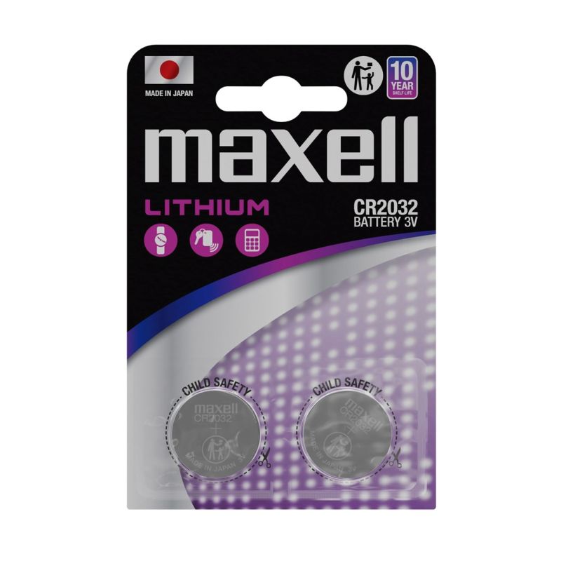 MAXELL CR2032 Spezialbatterie 2 Stück.