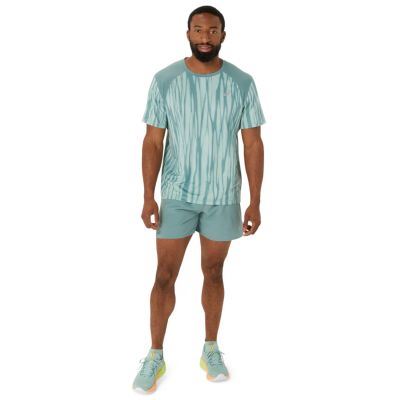4. Asics Road All Over Print SS Top M 2011D092-300 T-Shirt 