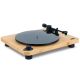 The House Of Marley EM-JT010-SB Plattenspieler mit drehbarem Plattenteller, Riemenantrieb, Schwarz, Holz