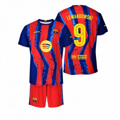 FC Barcelona Robert Lewandowski Set Trikot Shorts Junior Box 2025/26 BC59EL