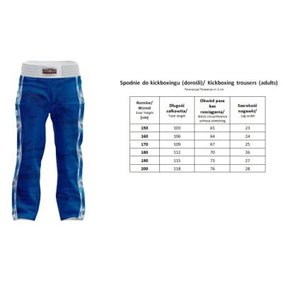 3. Kickboxhose MASTERS SKBP-M (WAKO APPROVED)