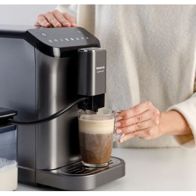4. Taurus Accento Latte Espressomaschine; 20 bar weißer Kaffee