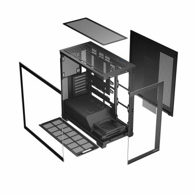 2. MODECOM VOLCANO STELLAR MIDI-KOFFER SCHWARZ