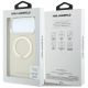 8. Karl Lagerfeld Ring Stand 360 Saffiano Classic Logo MagSafe Hülle für iPhone 18 Pro / 17 Pro – beige