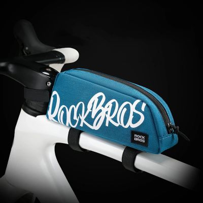 5. Rockbros G009 Flash Journey Oberrohr-Fahrradtasche 0,8 l – Blau