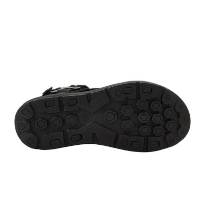 4. Lee Cooper Herrenschuhe mit Klettverschluss für den Sommer, leicht, schwarz