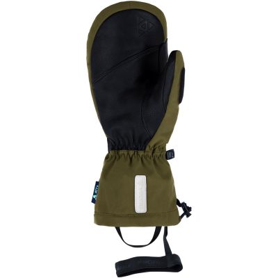 VIKING Norvik Pro Mitten Freeride-Handschuhe für Erwachsene, Khaki mit weißem Leder, Größe 10