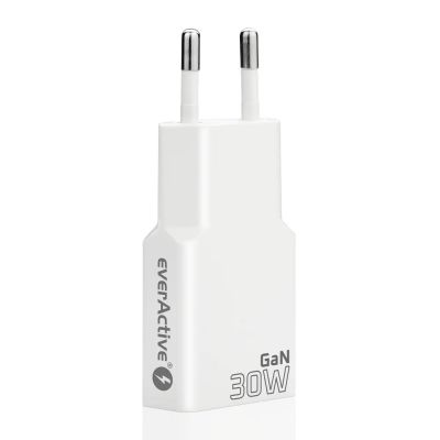 5. EVERACTIVE NETZLADEGERÄT 1 X USB, 1 X USB-C QUICK CHARGE 3.0 30W SUPER SLIM WEISS SC-380Q