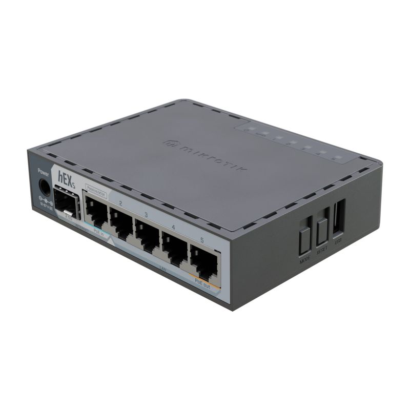 2. NET Router/Switch 5-Port 1000M/Hex S E60IUGS Mikrotik