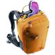 2. Deuter Alproof Lite 20 SL Rucksack – Zimt/Schwarz + Deuter Wash Center I Kosmetiktasche, Rosine/Caspia