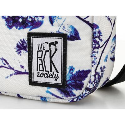 3. XS-SCHULTERTASCHE 181CPR751-72 OFF WHITE BLAUES BLUMENMUSTER
