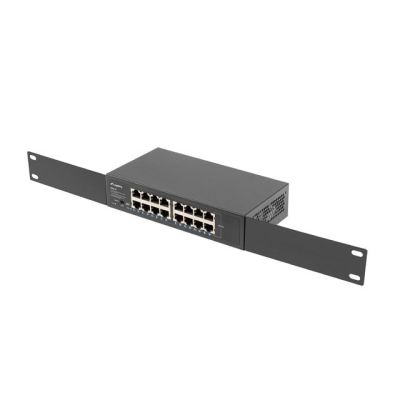 12. LANBERG SWITCH RSGE-16 RACK 10"/19" (16-PORT, 1GB)