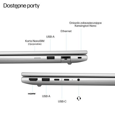 2. HP EliteBook 6 G1a Next Gen AI PC Copilot+ PC AMD Ryzen AI 5 340 Laptop 35,6 cm (14") WUXGA 16 GB DDR5-SDRAM 512 GB SSD Wi-Fi 6E (802.11ax) Windows 11 Pro Silber