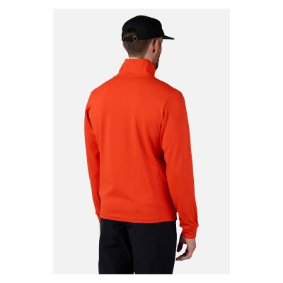 4. ROSSIGNOL Herren Mid Layer Dünnes Orange Sweatshirt