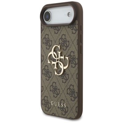 Guess 4G Big Logo Case für iPhone 17 Air - Braun