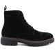 6. Herren-Ankle-Boots aus Leder, ungefüttert, Wildleder, schwarz, Big Star UU174221