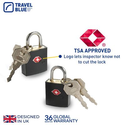 3. TRAVEL BLUE TSA-GEPÄCKSCHLÖSSER, 2ER-SET