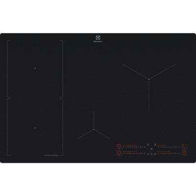 6. Electrolux EIS82453IZ SaphirMatt Induktionskochfeld 78 cm | SenseBoil | Hob2Hood | PowerBoost | Mattschwarz | Rahmenlos