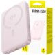 2. Baseus EnerFill FM12 Qi2 Powerbank 10000mAh 22,5W MagSafe-kompatibel mit weißem Baseus Simple USB-C-Kabel 20V/3A 0,30m - Pink