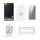 8. Baseus Privacy Tempered Glass für iPhone 14 Pro Vollbild 0,4 mm Blickschutzfilter Anti Spy + Montageset