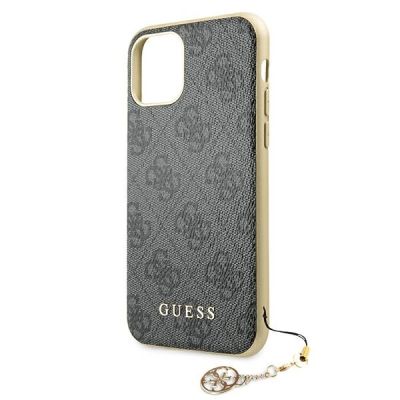 5. Guess GUHCN61GF4GGR iPhone 11 6.1" / Xr Grau/Grau Hartschale 4G Charms Collection