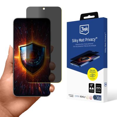 3MK Silky Matt Privacy Matte Blickschutzfolie für Samsung Galaxy S26 FE