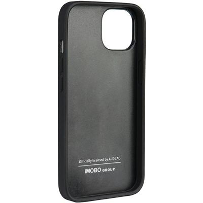 3. Audi Echtleder iPhone 11 / Xr 6,1" schwarz/schwarz Hardcase AU-TPUPCIP11R-Q8/D1-BK