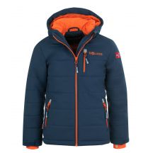 Trollkids Kinder Hemsedal Snow Jacket XT mystic blue/orange abriebfest blau (513-142)