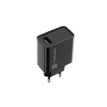 NATEC RIBERA USB-A 18W SCHWARZES LADEGERÄT NUC-2058