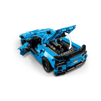 7. LEG 42217 Technic - Blauer Chevrolet Corvette Stingray