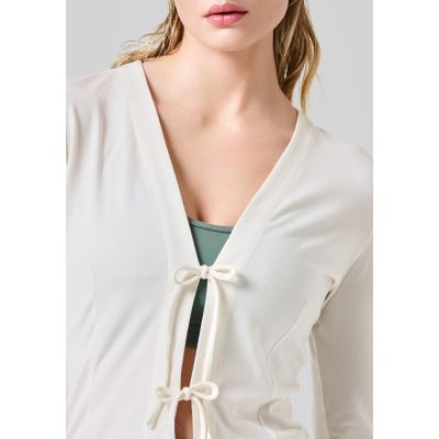 9. CASALL Studio Cardigan Sweatshirt Weiß