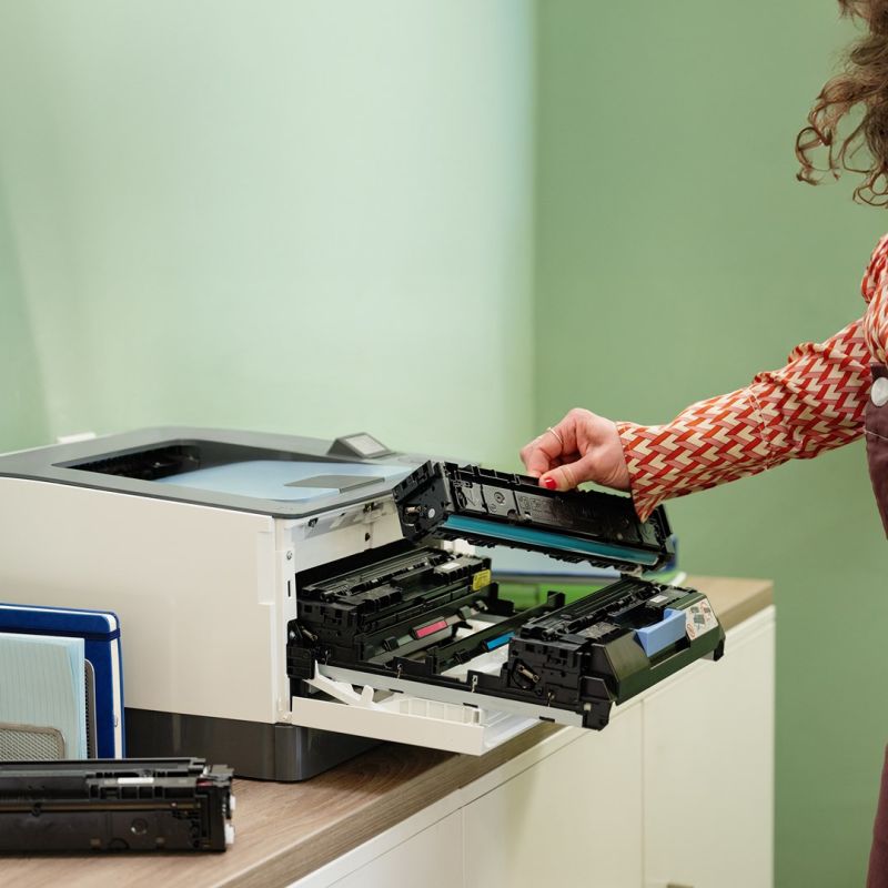 37. HP LaserJet Pro 3202dw Kabelloser Multifunktions-Farbdrucker, Duplexdruck